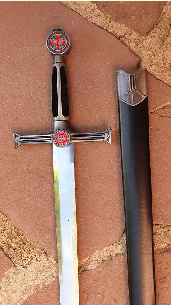 Espada Templaria Luxe Plata, Cadete