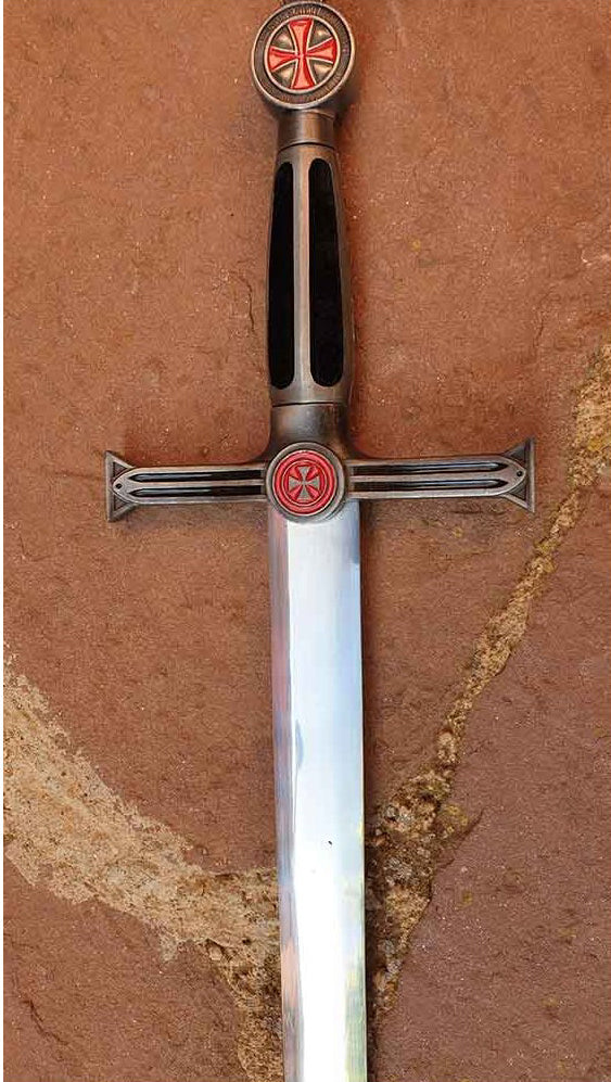 Espada Templaria Luxe Plata, Cadete