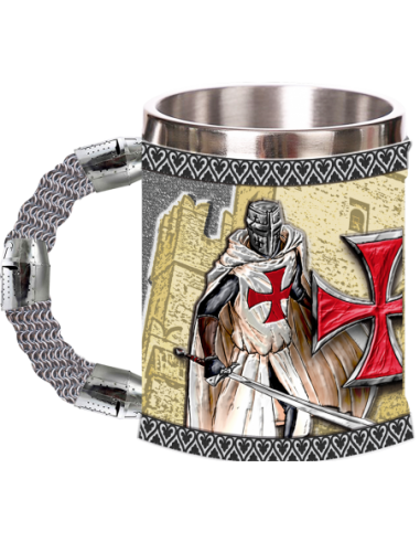 Taza de resina Caballero Templario